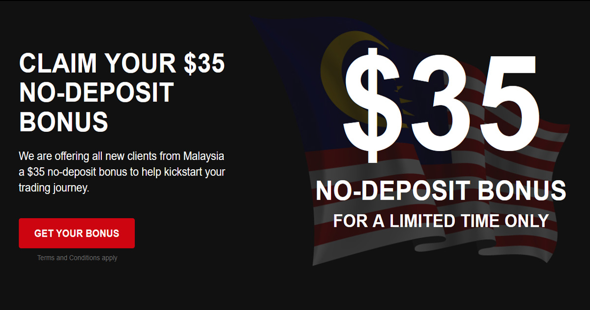 HF Markets $35 No-Deposit Bonus