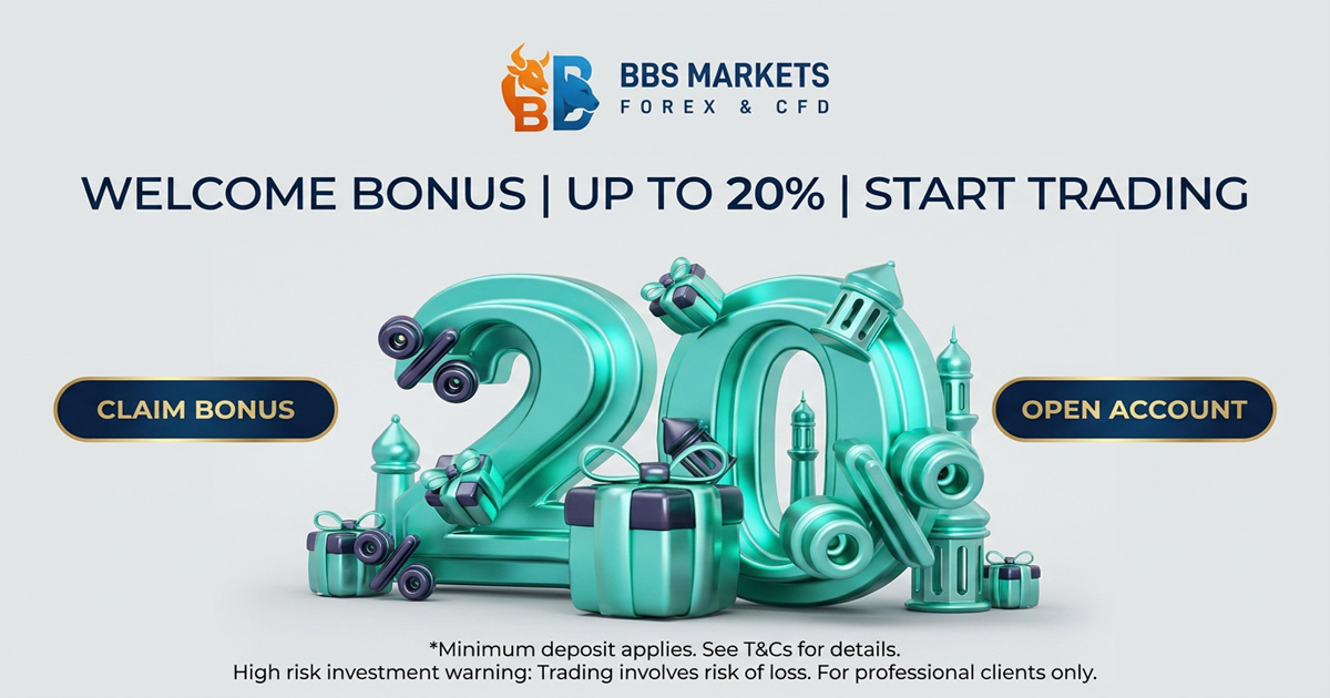 Get Started with BBS Markets and Claim 20% Welcome Bonus