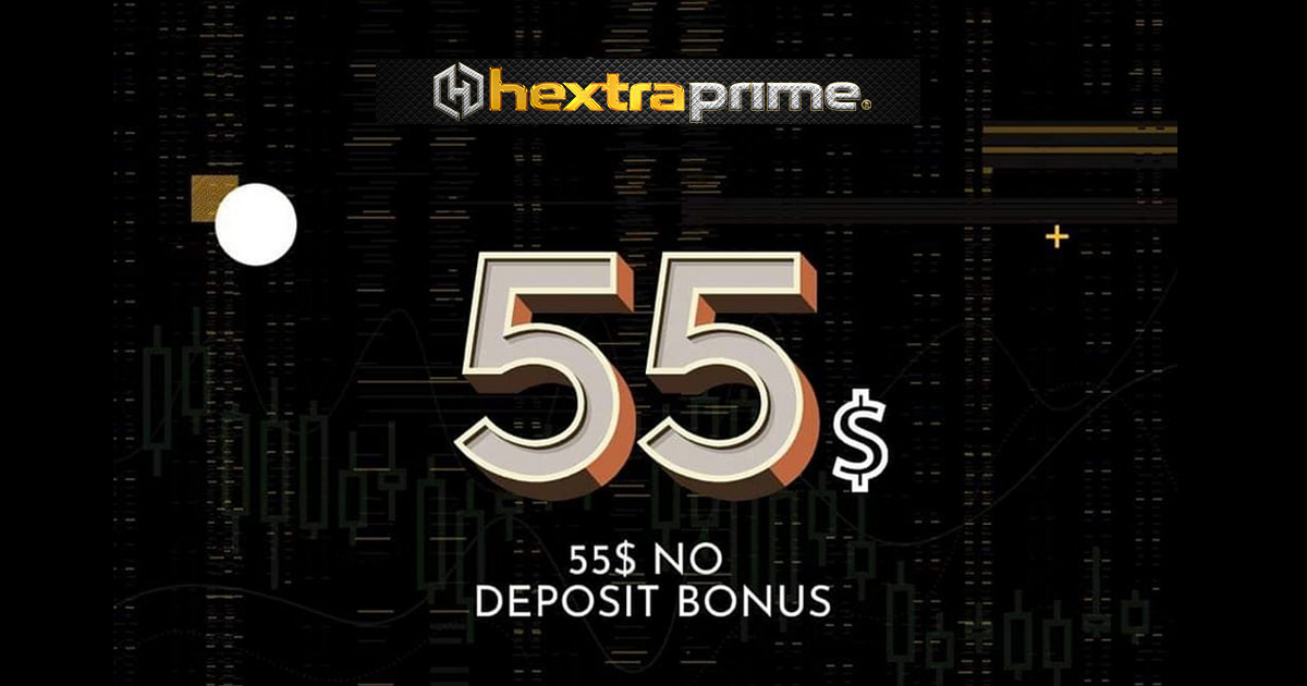 $55 Forex No Deposit Free Bonus by Hextra Prime