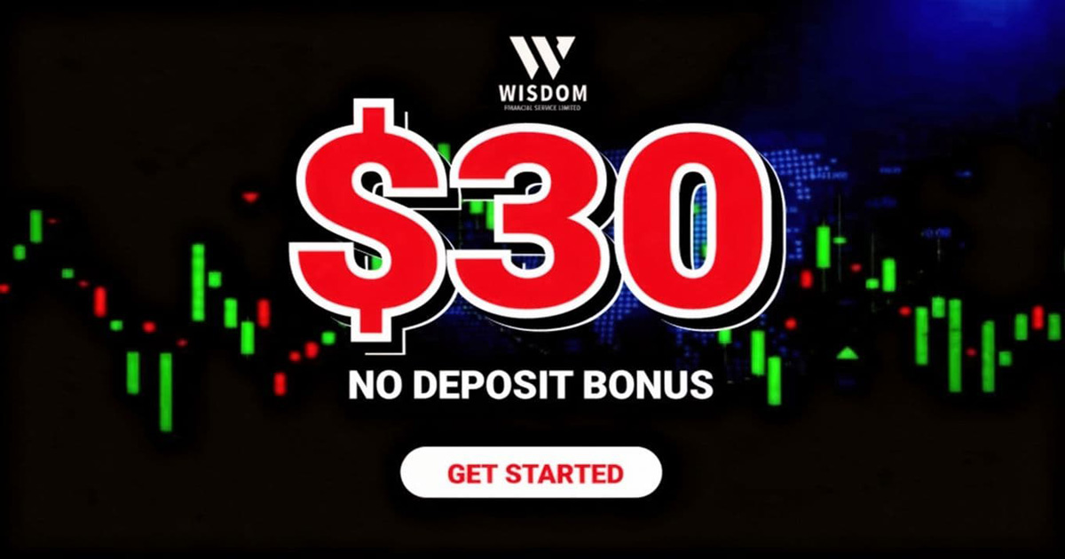 Wisdom Trade $30 No Deposit Welcome Bonus offers